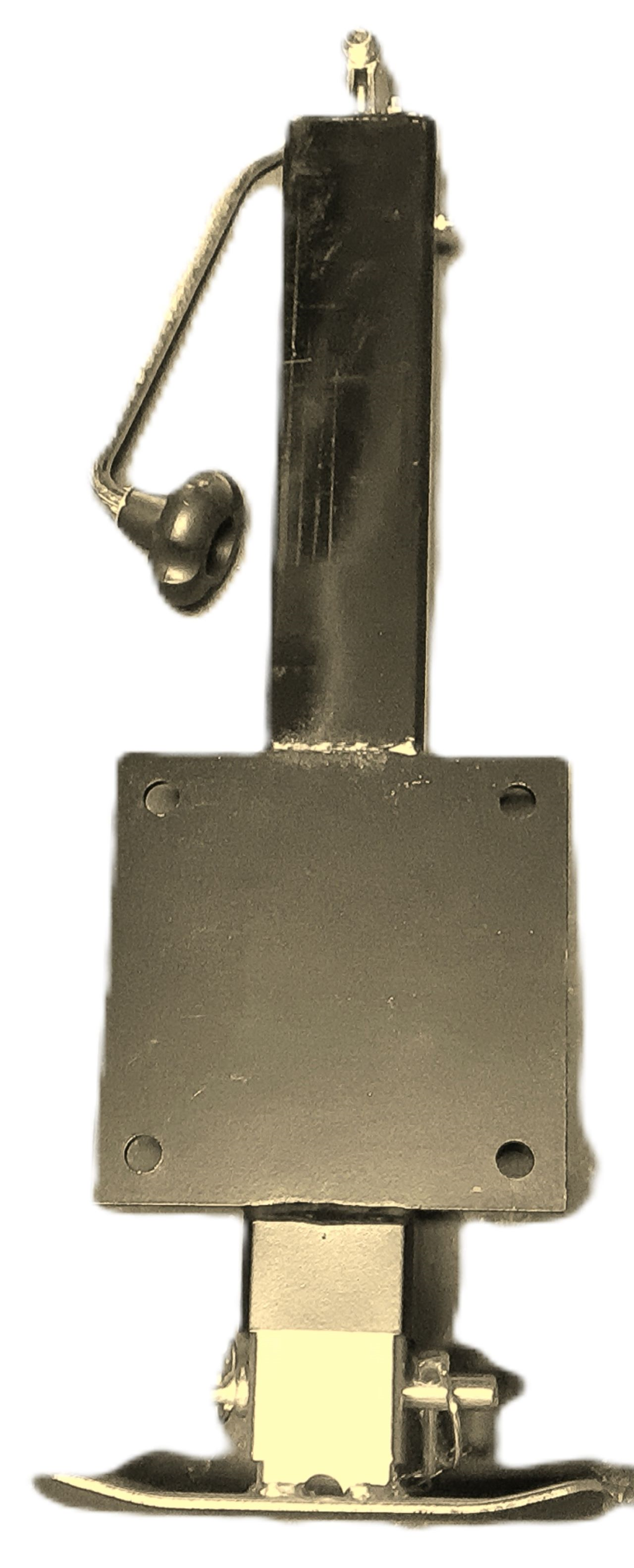 7K SQUARE JACK W/PLATE WELDED/PAINTED