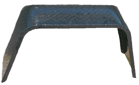 9-1/2" X 34" X 17" STEEL FENDER (RAW)