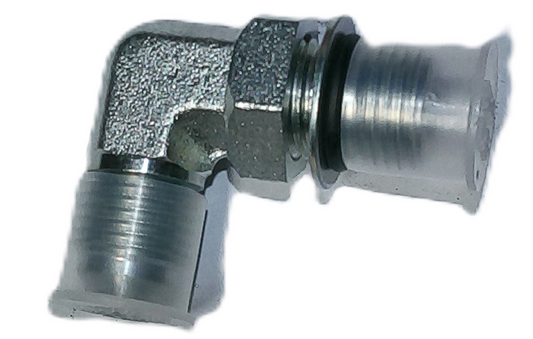 3/8" MSAE X 3/8" MJIC ELBOW FITTING