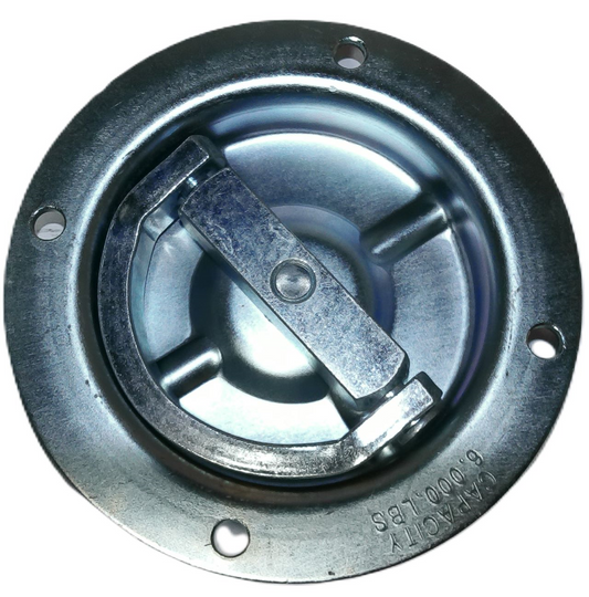 6" RECESSED SWIVEL D-RING