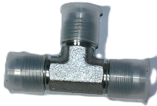 3/8" UNION T HYDRAULIC FITTING
